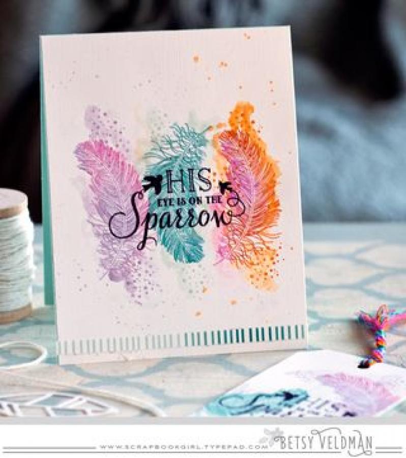 Papertrey Ink - Feather Finery (set of 4)