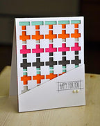 Papertrey Ink - Cover Plate: Modern Cross Quilt Die