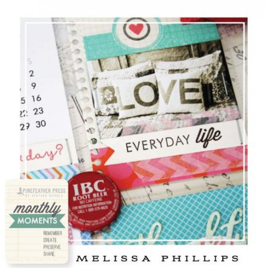 Papertrey Ink - Monthly Moments: Spiral Notebook Die