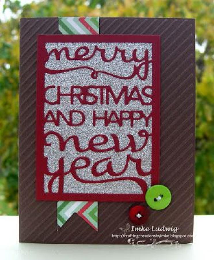Papertrey Ink - Text Block: Christmas Die