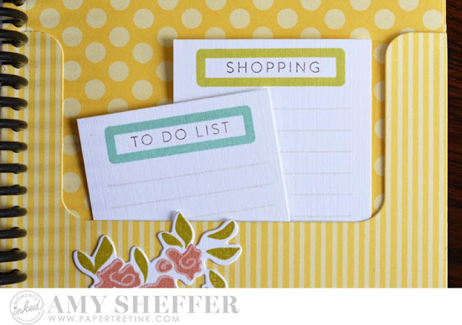 Papertrey Ink - Moments Inked: Pocket Page Die