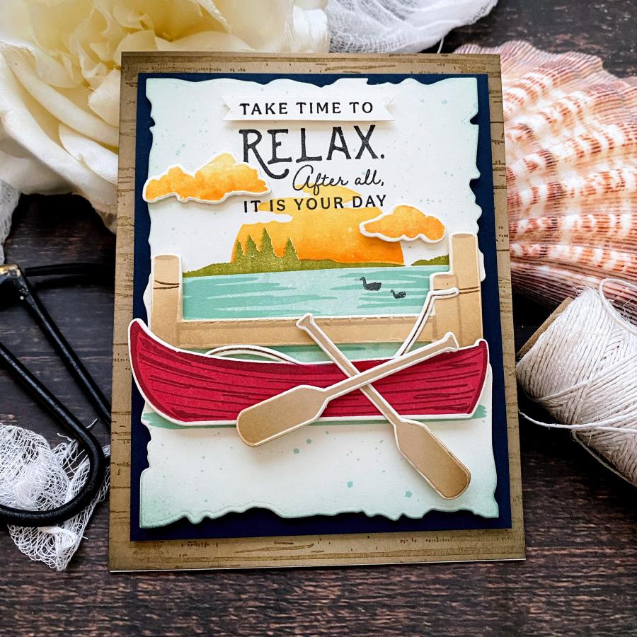 Weathered Wood Background Stamp Set