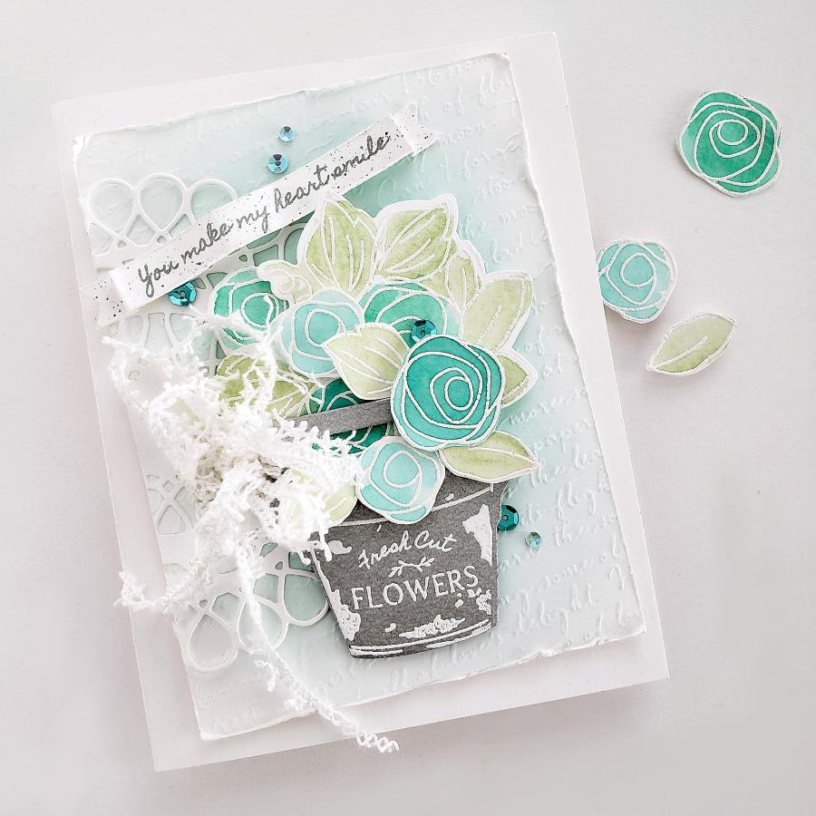 Vase Collection 7 Mini Stamp Set