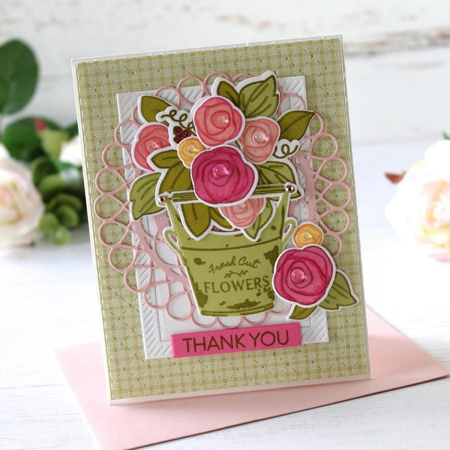 Vase Collection 7 Mini Stamp Set