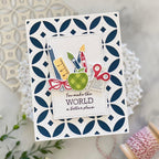 Treasured Teacher: Apple Prints Mini Stamp Set