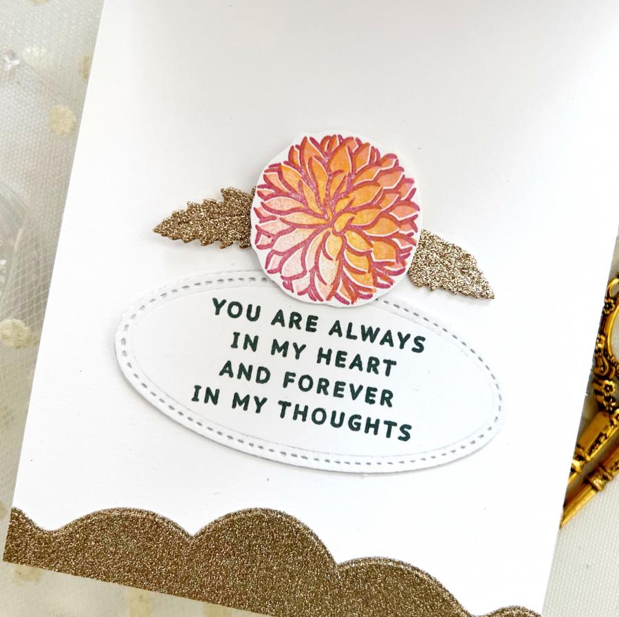 Dahlias Stamp Set + Stencil