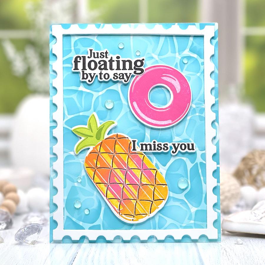 Floating By Stamp Set