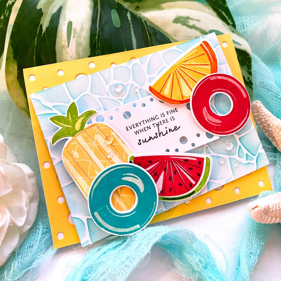 Floating By Stamp Set