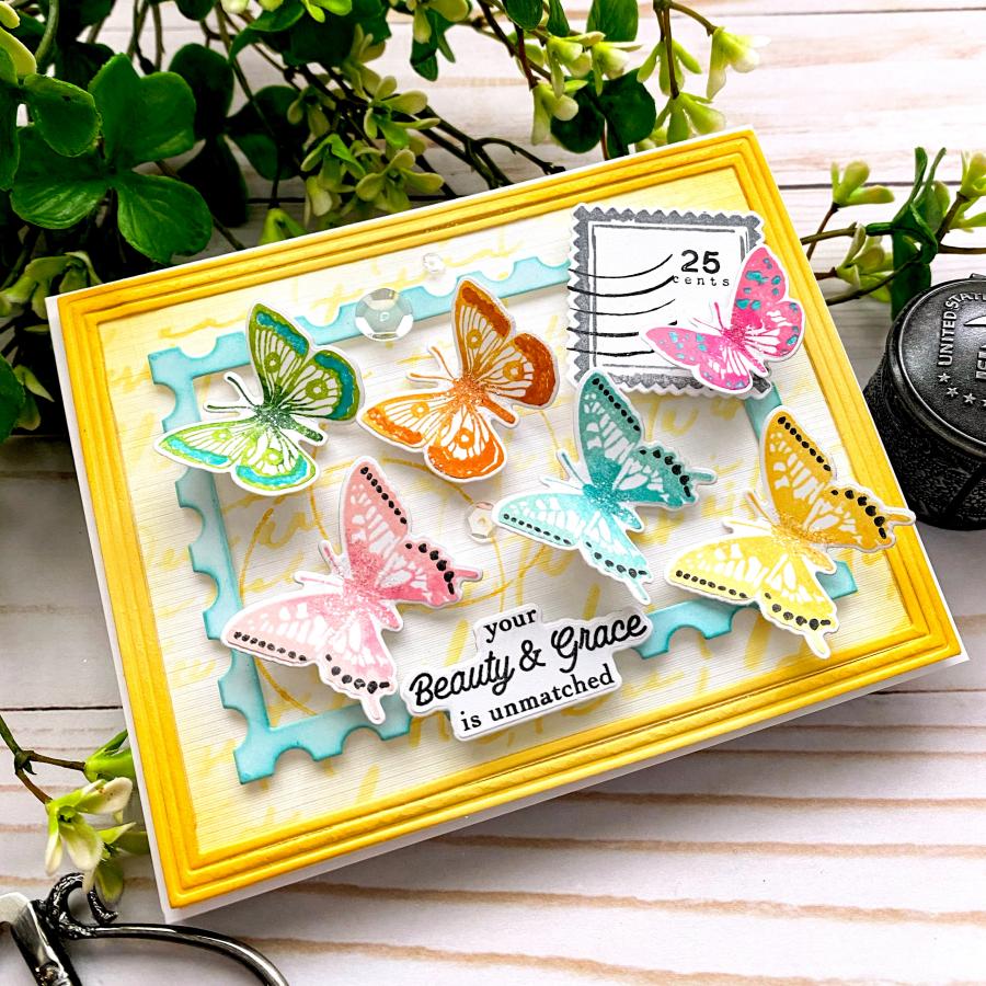 Graceful Butterflies Stamp Set