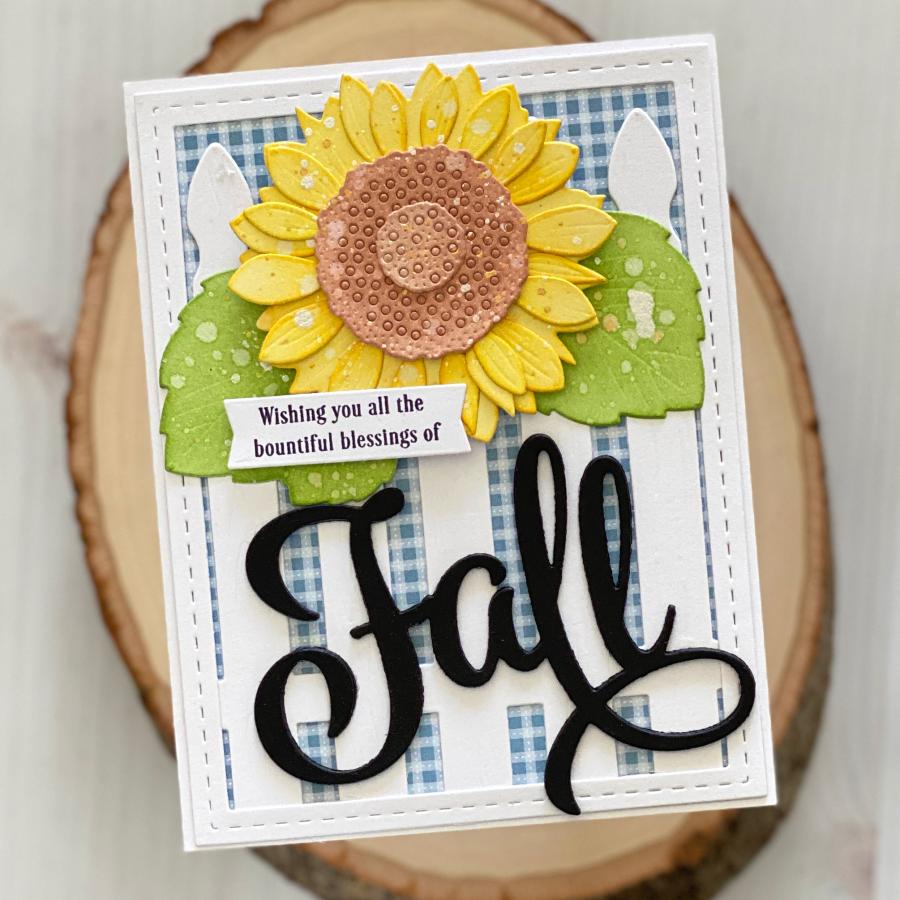 Larger than Life: Fall Sentiments Mini Stamp Set