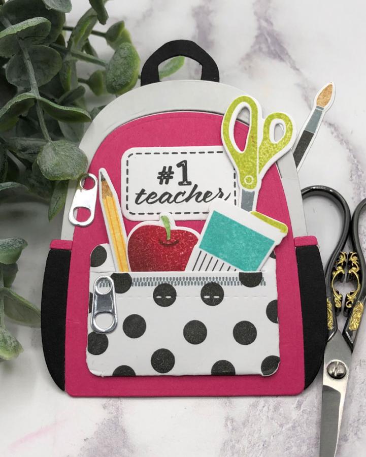 Go-To Gift Card Holder: Backpack Accessories Stamp Set