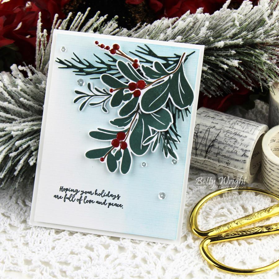 Very Berry Mistletoe Stamp Set