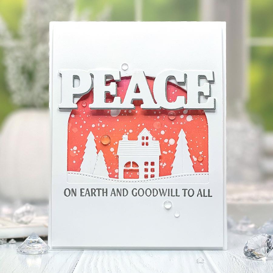 Larger than Life: Peace Sentiments Mini Stamp Set