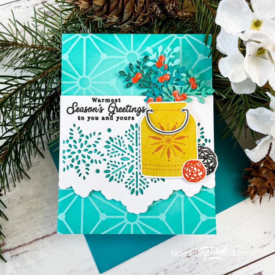 Vase Collection 13 Mini Stamp Set