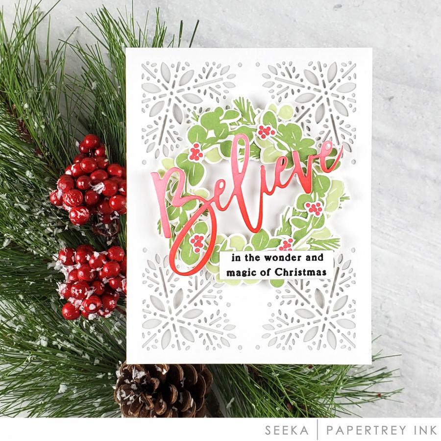 Larger than Life: Believe Sentiments Mini Stamp Set