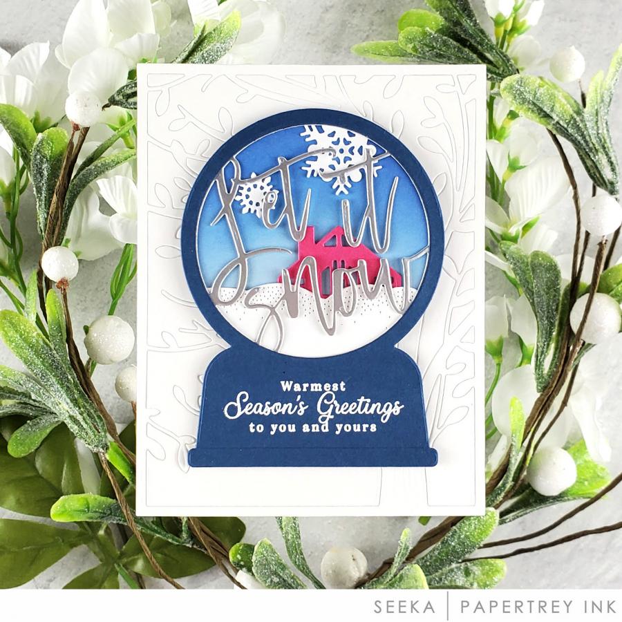 Winter Globes Sentiments Mini Stamp Set