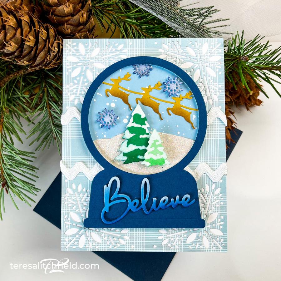 Winter Globes Sentiments Mini Stamp Set
