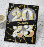 Fancy Floral Numbers Stamp Set