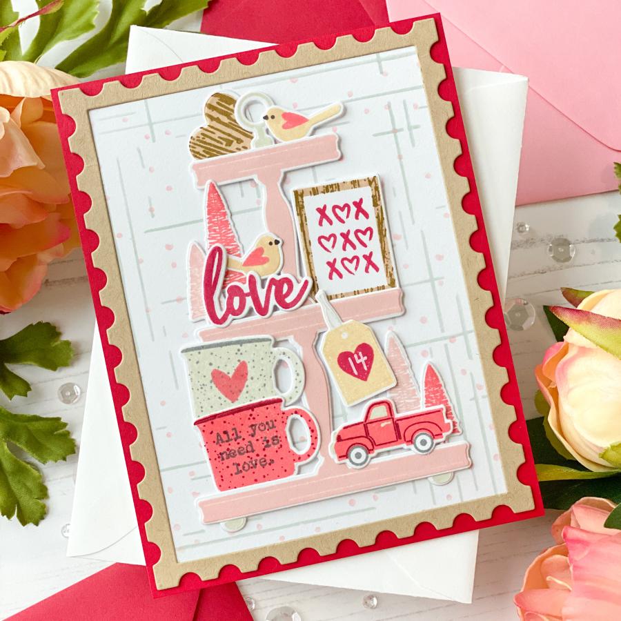 Tiers of Cheer: Valentine Mini Stamp Set