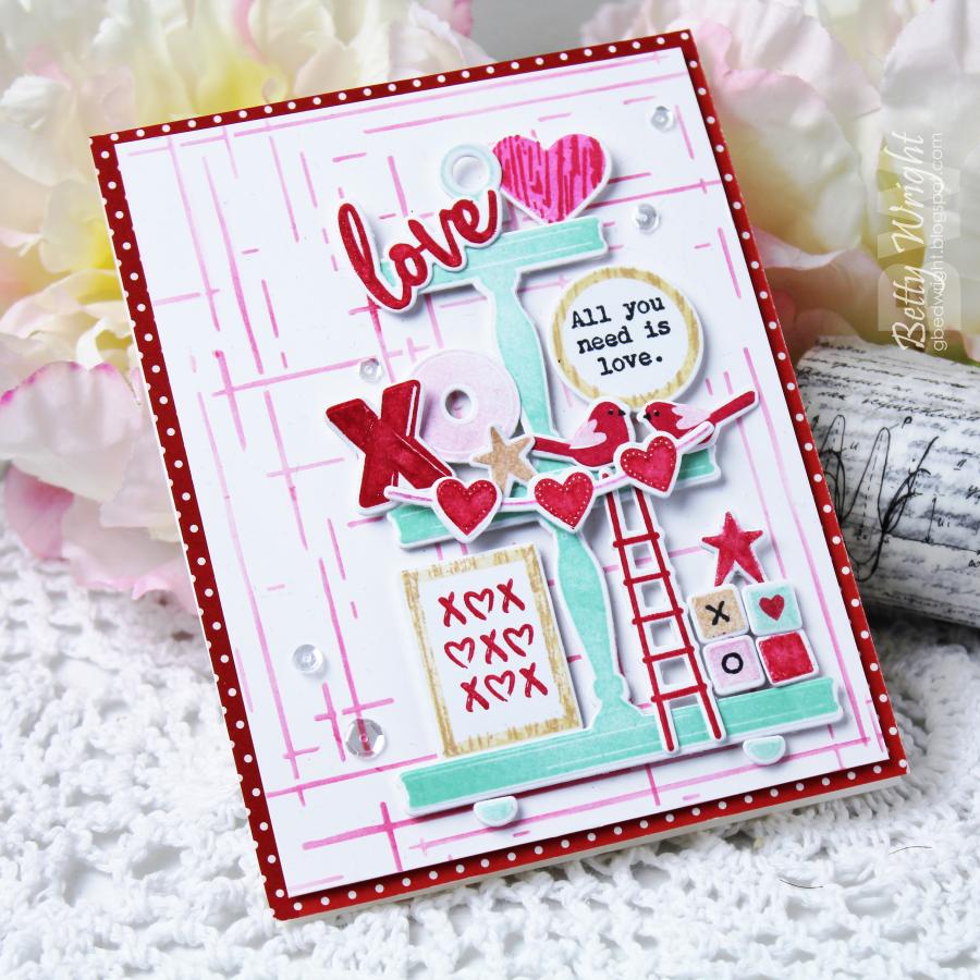 Tiers of Cheer: Valentine Mini Stamp Set