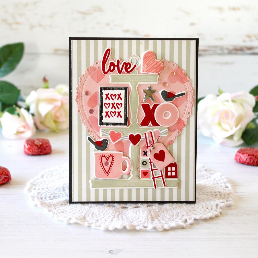 Tiers of Cheer: Valentine Mini Stamp Set