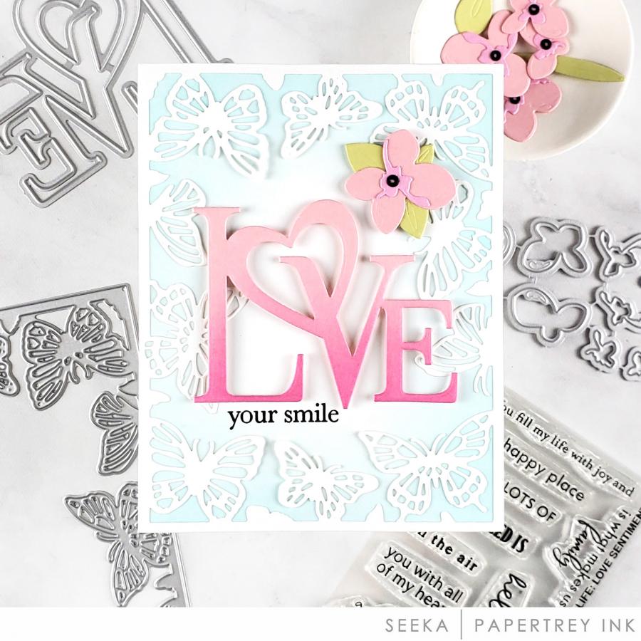 Larger than Life: Love Sentiments Mini Stamp Set