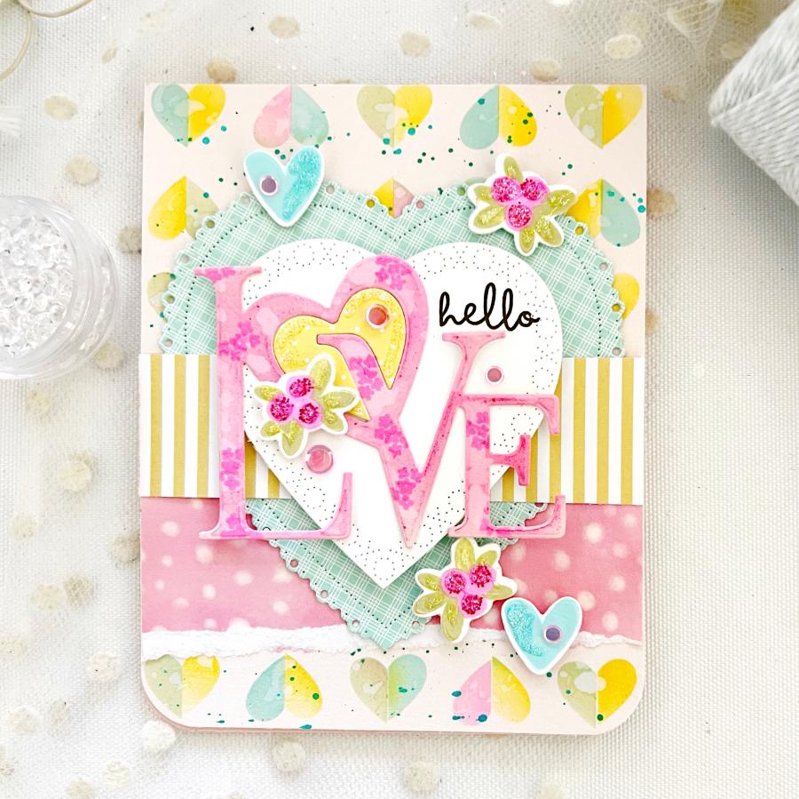 Larger than Life: Love Sentiments Mini Stamp Set