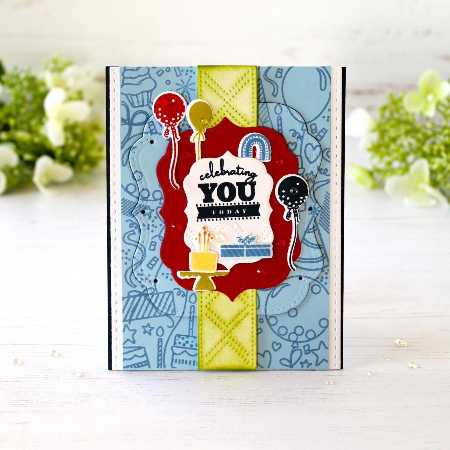 Birthday Background Stamp Set