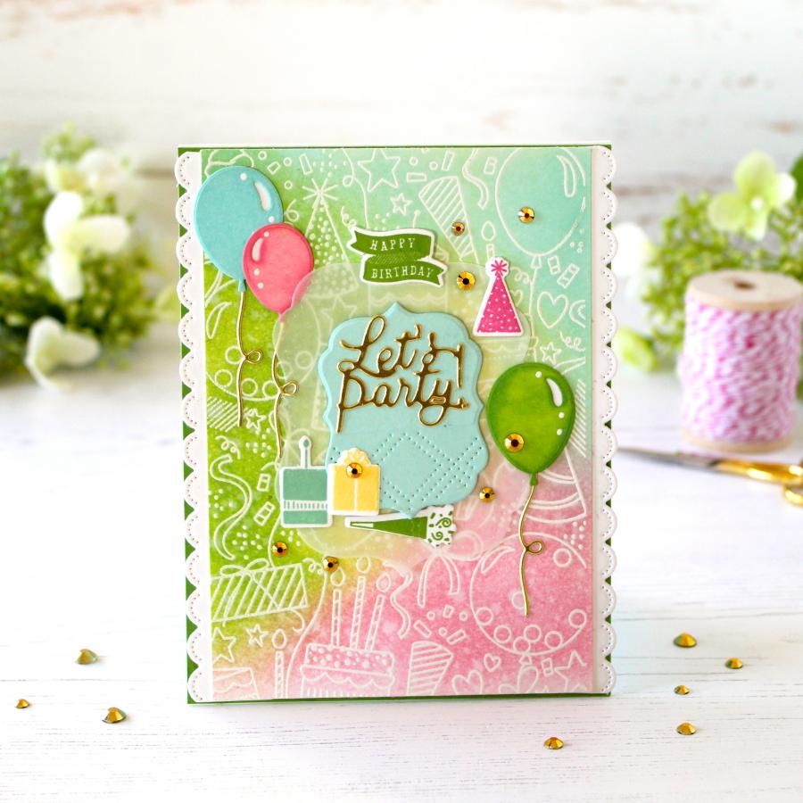 Birthday Background Stamp Set