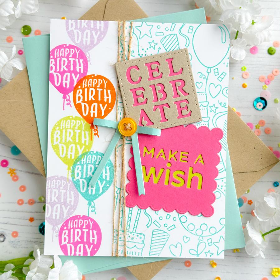 Birthday Background Stamp Set