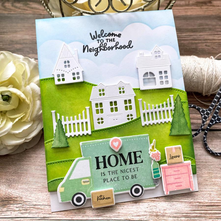 Welcome to the Neighborhood: On the Move Stamp Set