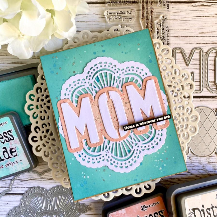 Larger than Life: Mom Sentiments Mini Stamp Set