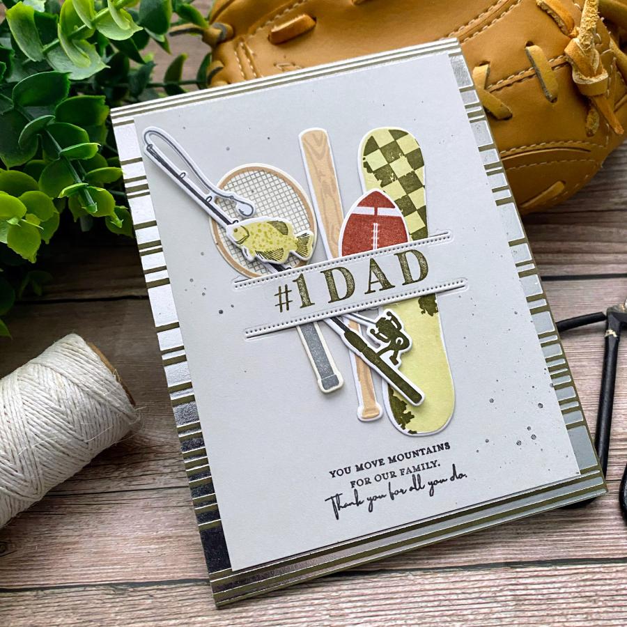 Larger than Life: Dad Mini Stamp Set