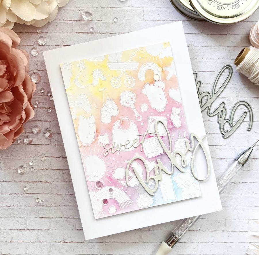 Baby Background Stamp Set