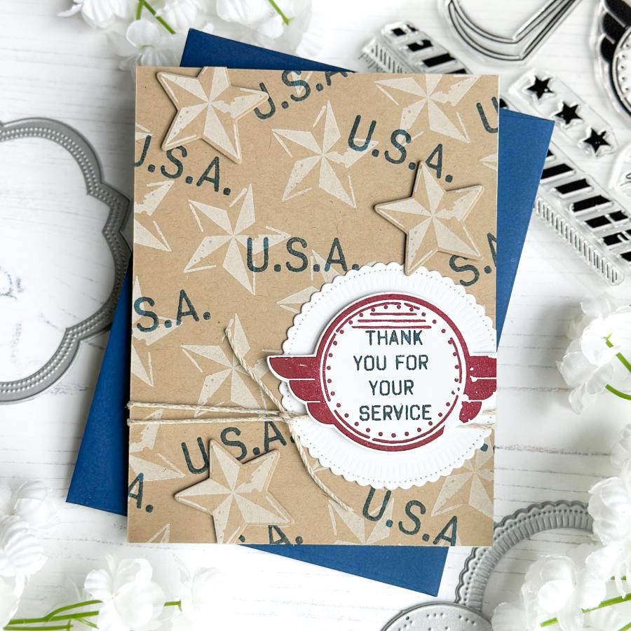 Our Heroes Stamp Set