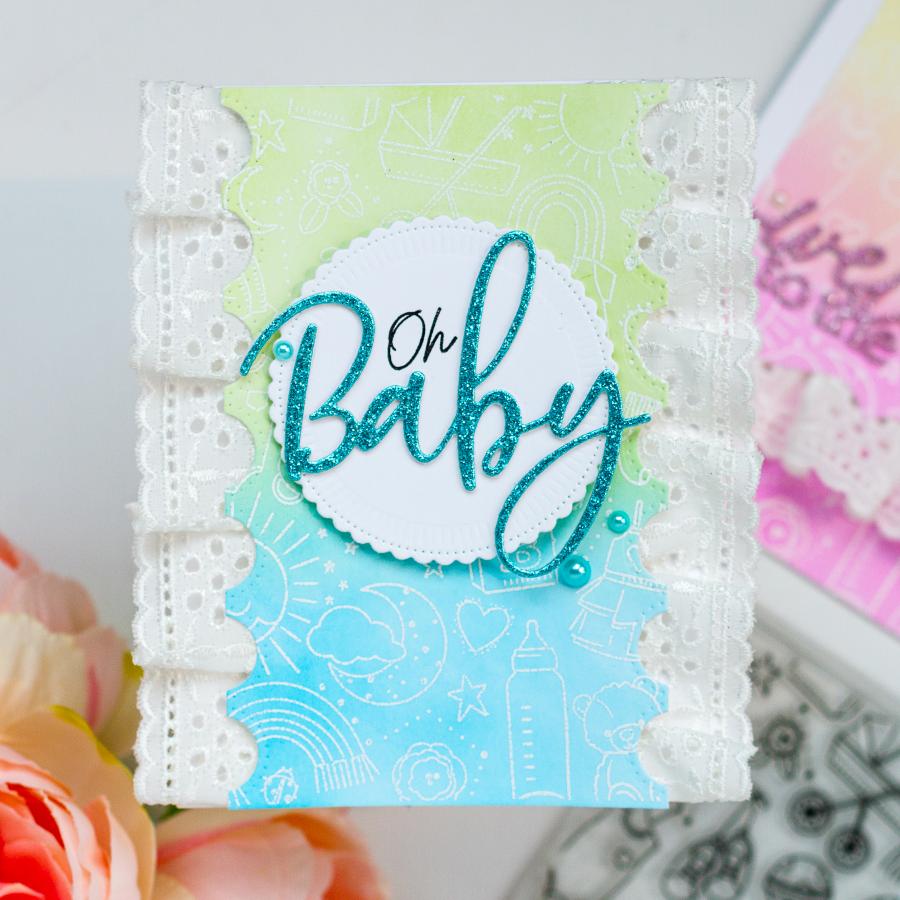 Larger than Life: Baby Sentiments Mini Stamp Set