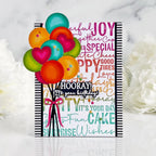 Birthday Wishes Background Stamp Set