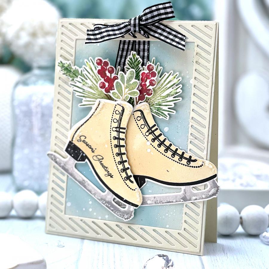 Skate Into the Holidays Stamp Set