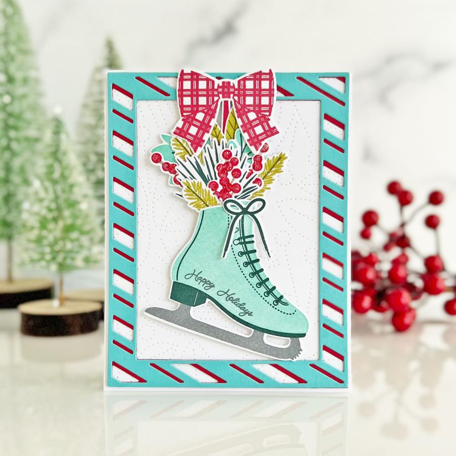 Skate Into the Holidays Stamp Set