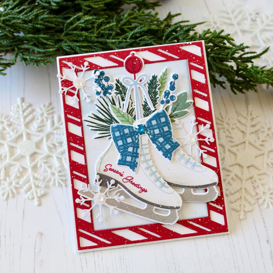 Skate Into the Holidays Stamp Set