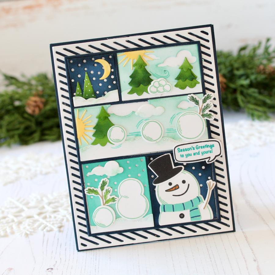 Christmas in Frames Stamp Set