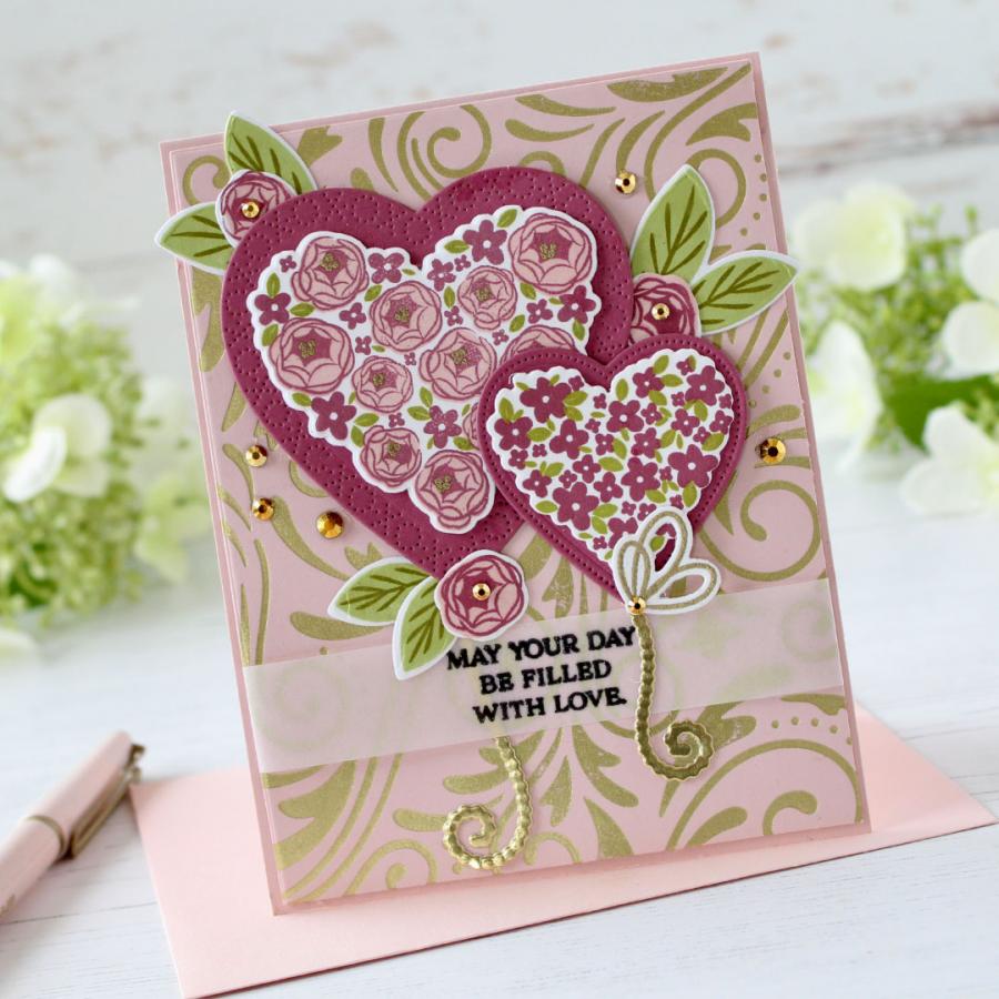 With All My Heart Stamp Set