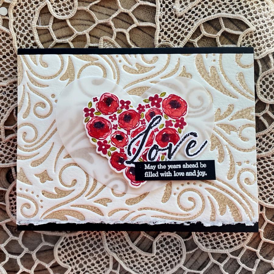 With All My Heart Stamp Set