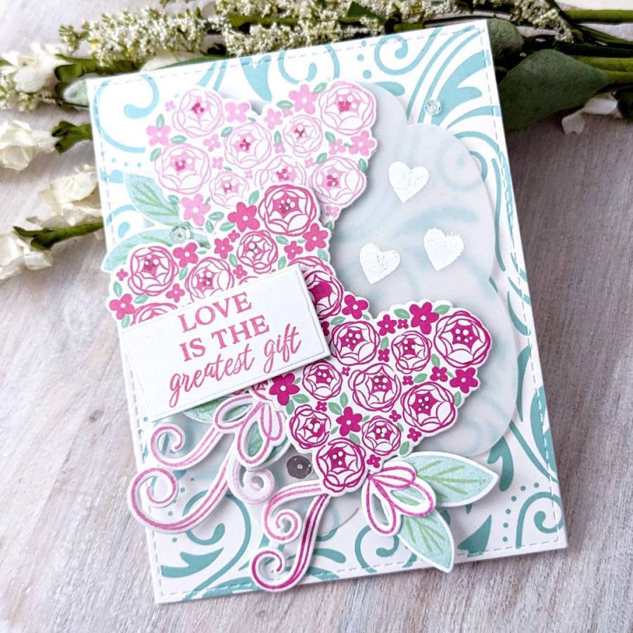 With All My Heart Stamp Set