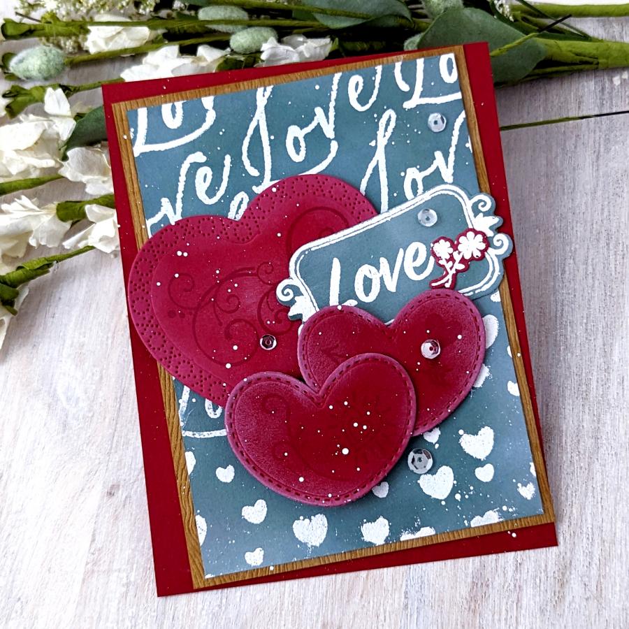 Chalkboard Love Stamp Set