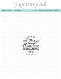 Reflections: January Mini Stamp Set