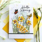 Flutter and Flowers Stamp Set