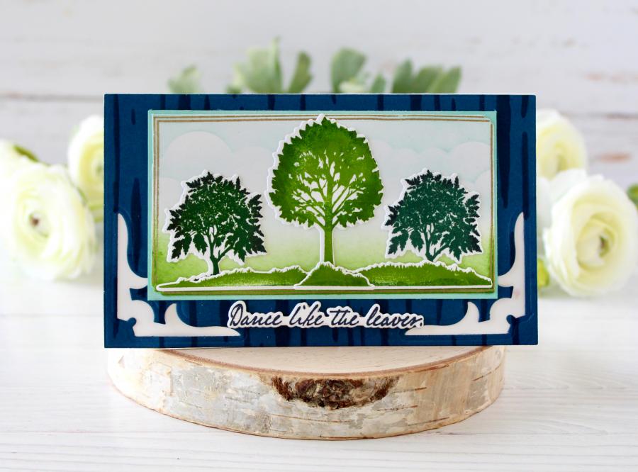Towering Trees Stamp Set