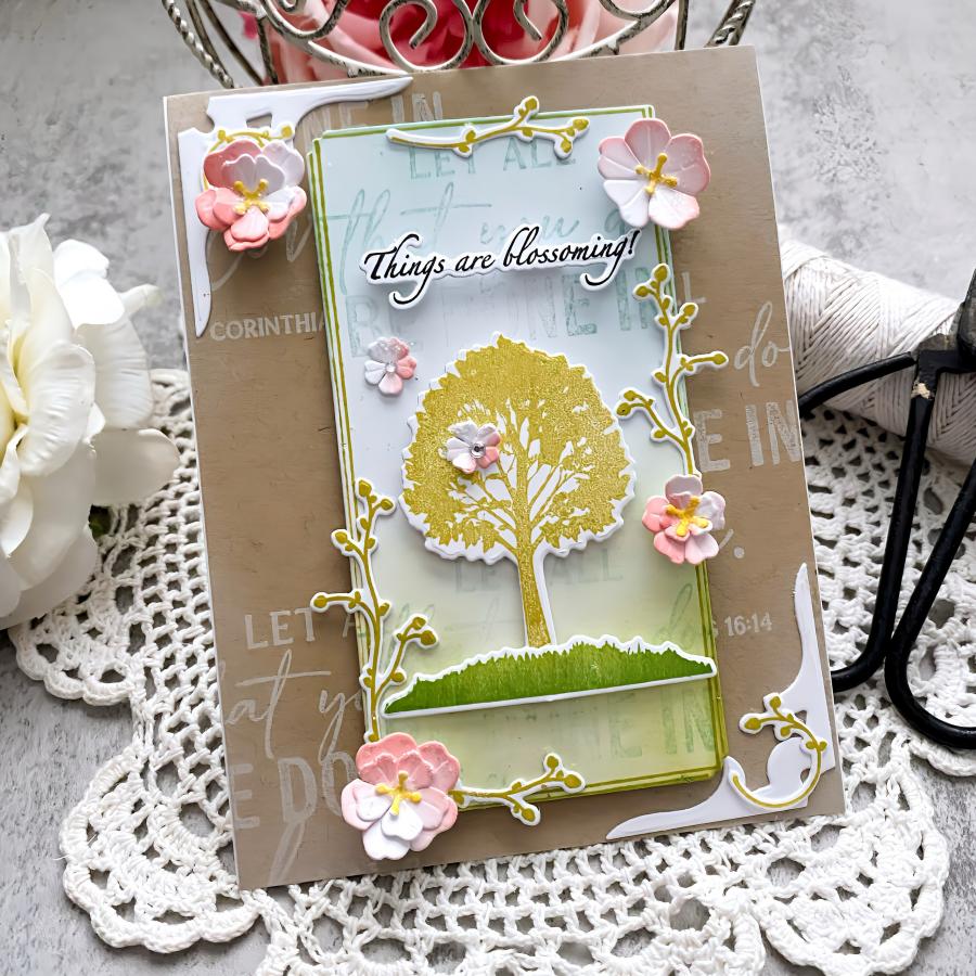 Towering Trees Stamp Set