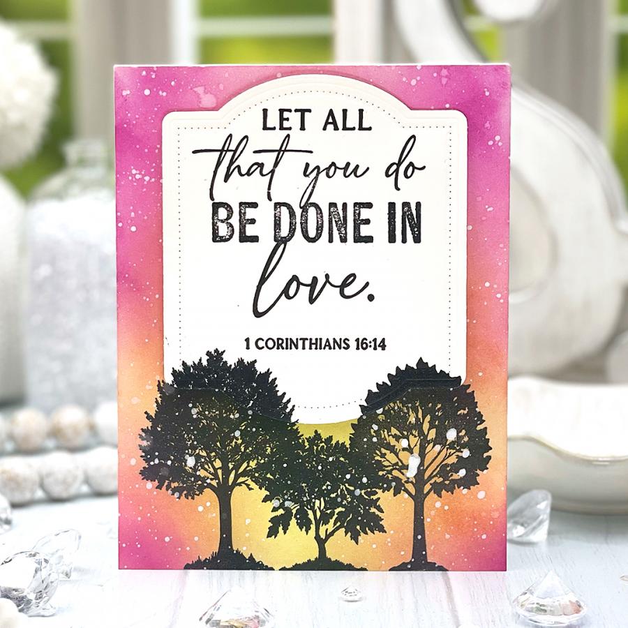 Reflections: April Mini Stamp Set